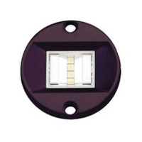 Akterlanterne LED, sort 